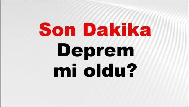 Son dakika Muğla'da deprem mi oldu? Az önce deprem Muğla'da nerede oldu? Muğla deprem Kandilli ve AFAD son depremler listesi 26 Ekim 2026